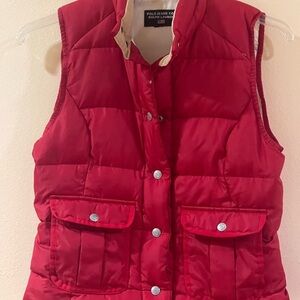 Polo Ralph Lauren vest, not sure about size, looks like a S